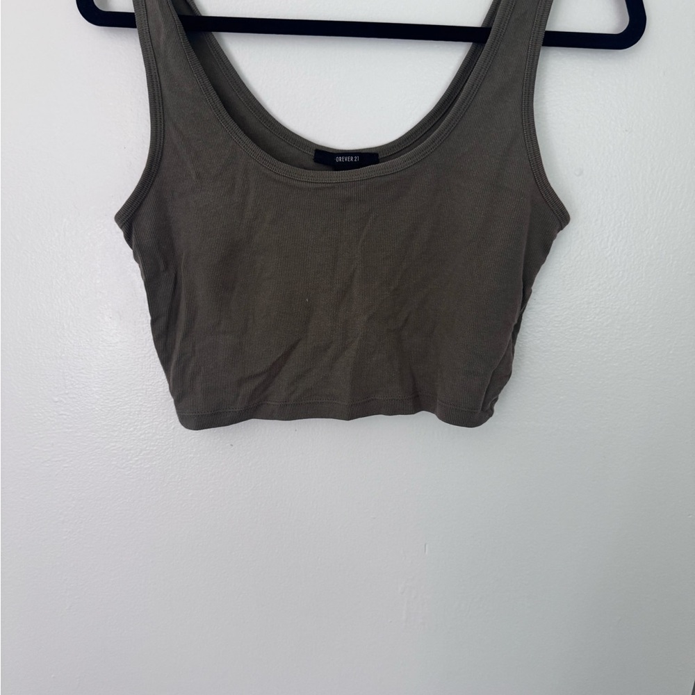 Olive Green Tank Top
